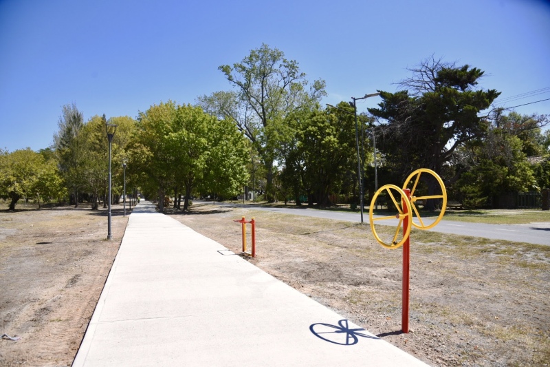 La Plata: La comuna suma otro espacio para peatones y ciclistas en el Parque Boveri