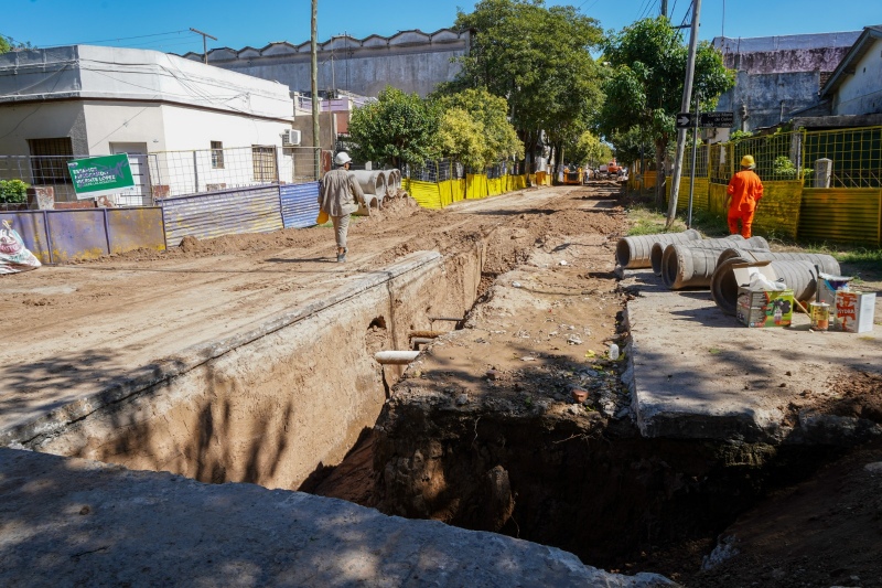 Vicente López: Avanza el Plan de Obras para prevenir inundaciones