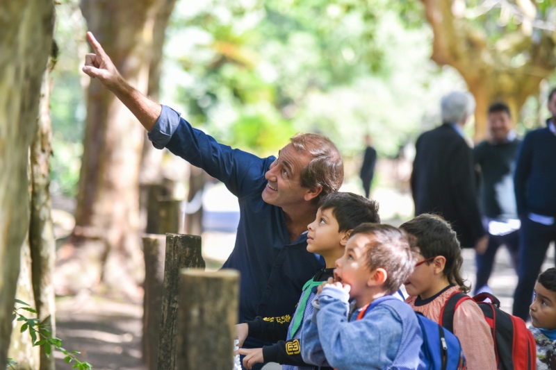 La Plata: Garro dio inicio al programa de visitas educativas en el Bioparque