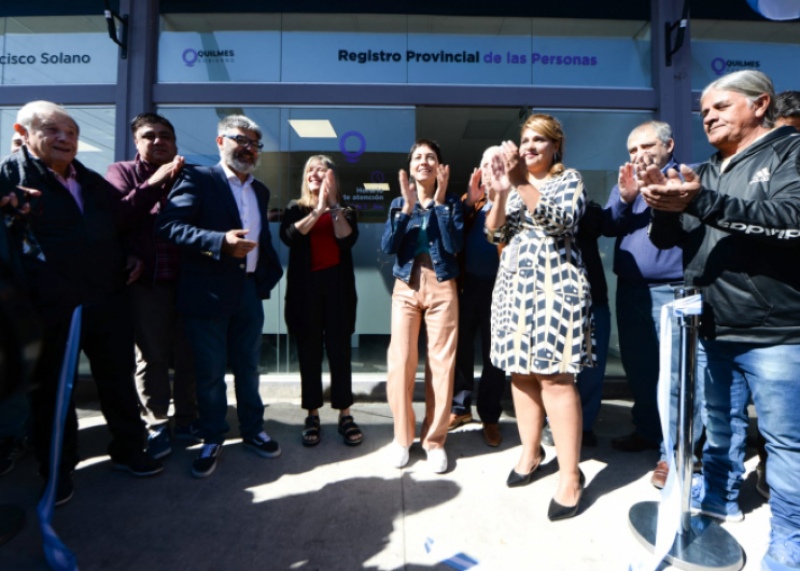 Quilmes: Se inauguró la delegación San Francisco Solano del Registro de las Personas