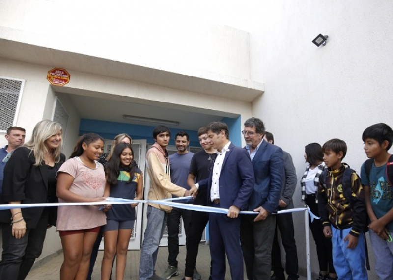General Rodríguez: Kicillof inauguró el nuevo edificio de la Escuela Secundaria N°17
