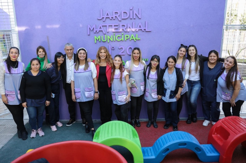 Avellaneda: Inauguraron un nuevo Jardín Maternal Municipal en Dock Sud