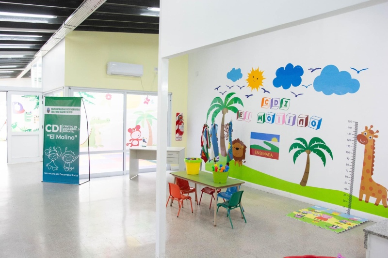 Ensenada: Inauguraron un nuevo Centro de Desarrollo Infantil en el barrio El Molino