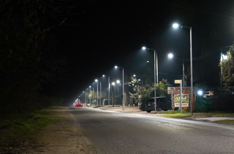 La Plata: Instalan nuevas luminarias LED en Parque Sicardi