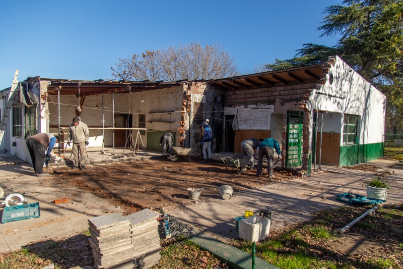 Lincoln: Comenzaron las obras para reconstruir el Jardín N°912
