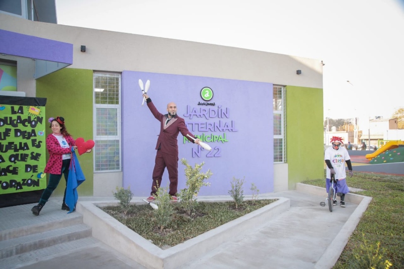 Avellaneda: Inauguran un Jardín Maternal y uno de Infantes en la ciudad