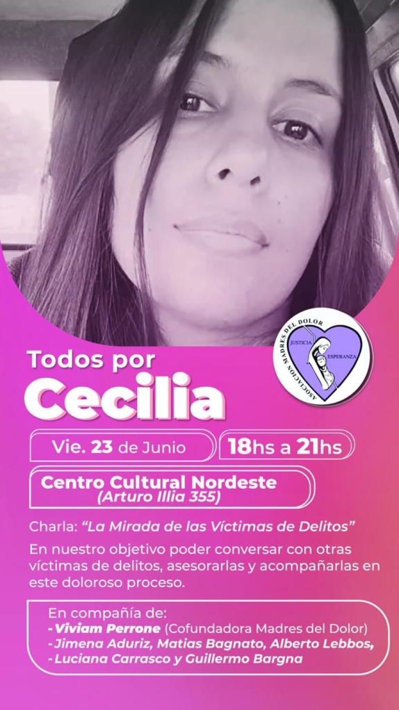 Chaco: Las madres del dolor y otras victimas viajaran para acompañar a Gloria Romero, la mamá de Cecilia