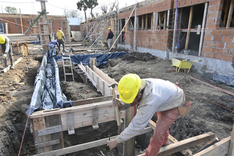 Tigre: Avanza la construcción del nuevo edificio de la Escuela Secundaria N° 47 de Benavídez