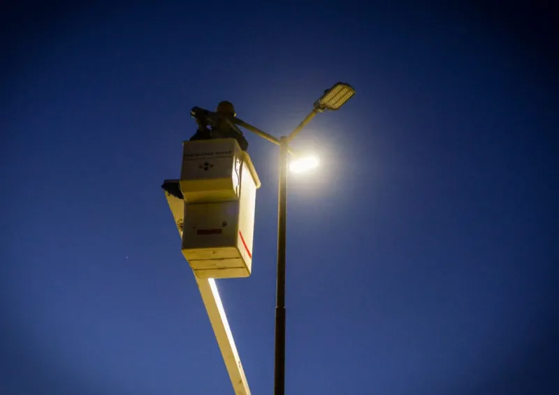 Mar del Plata: Continúan las obras de repotenciación LED en distintas avenidas de la ciudad