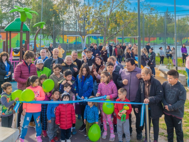 San Fernando: Inauguraron dos nuevas plazas en el barrio San Jorge