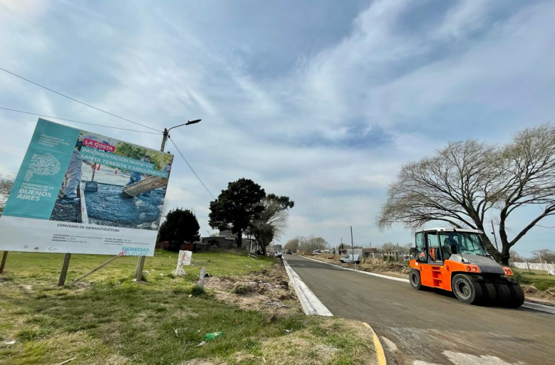 La Costa: Realizan obras de pavimento en Mar de Ajó, Santa Teresita y San Clemente