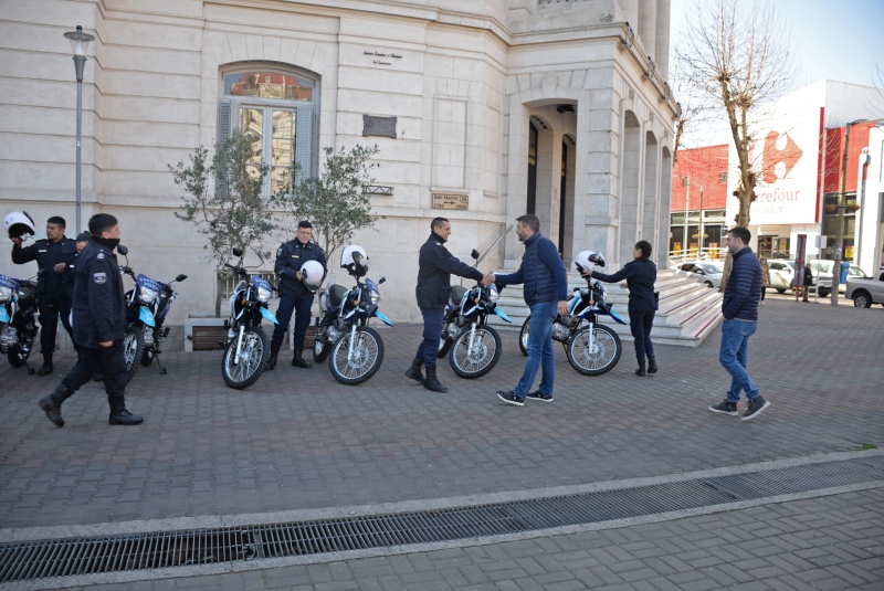 Olavarría: El Municipio sumó 16 motos para patrullaje