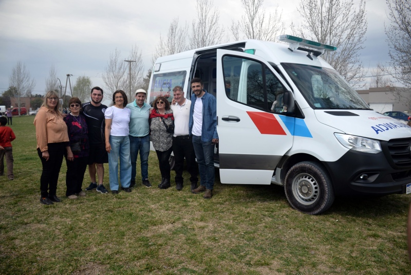 Olavarría: El Municipio sumó una nueva ambulancia para Recalde