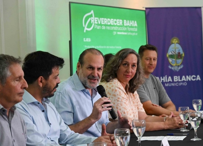 Bahía Blanca: Lanzan el Plan de Reconstrucción Forestal "Reverdecer Bahía"