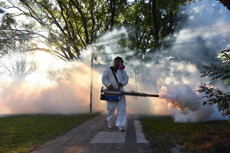 La Plata: Refuerzan los trabajos contra el Dengue con fumigaciones en el casco y los barrios