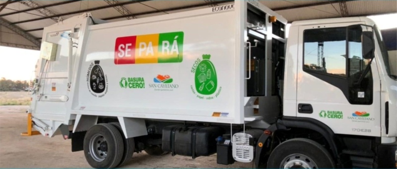 San Cayetano: La municipalidad garantizó la recolección de residuos durante los días de carnaval