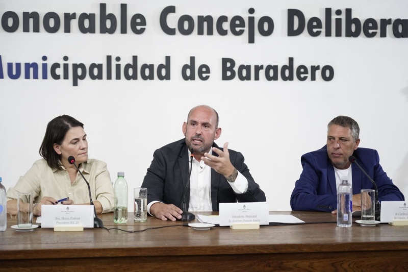 Baradero: Esteban Sanzio dio inicio a las Sesiones Legislativas 2024