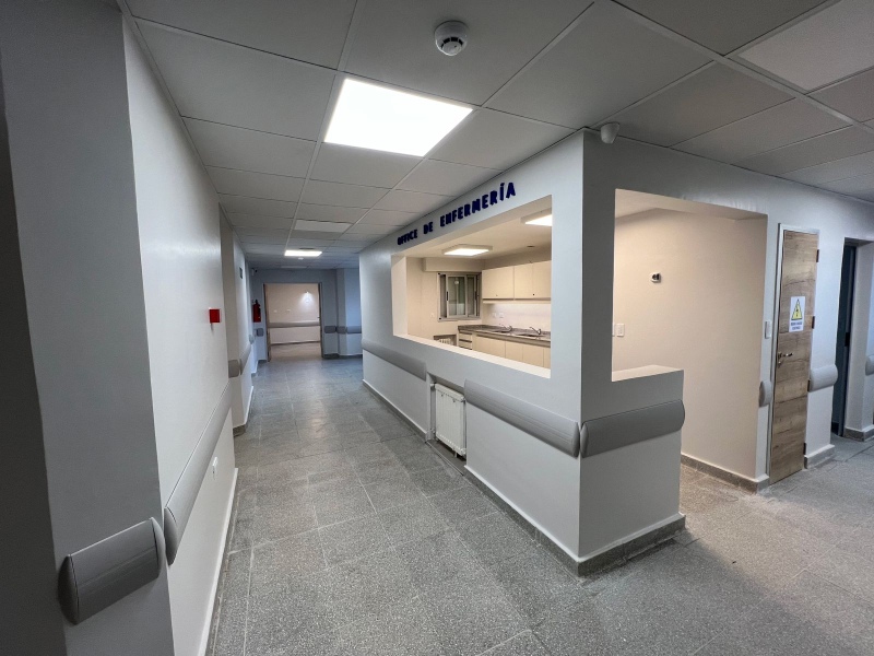 Balcarce: Concluyeron los trabajos de renovación en la tercera planta del Hospital Municipal
