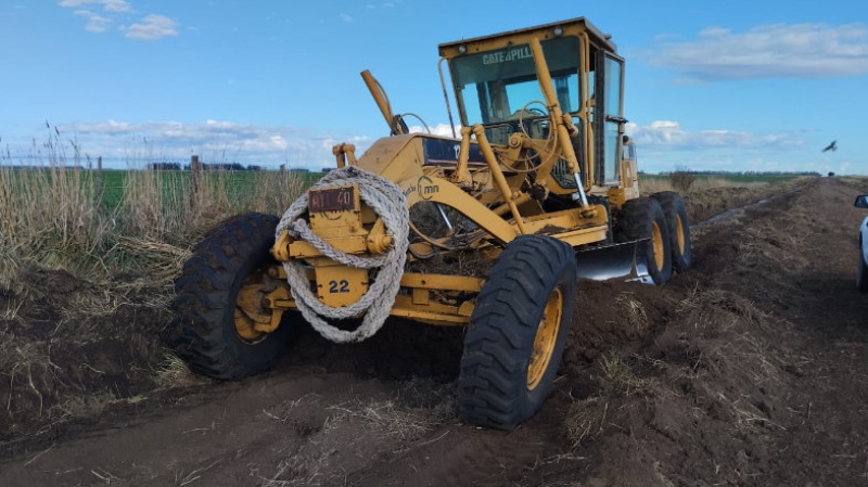 Necochea: El EMSUR avanza con obras y trabajos rurales en el distrito