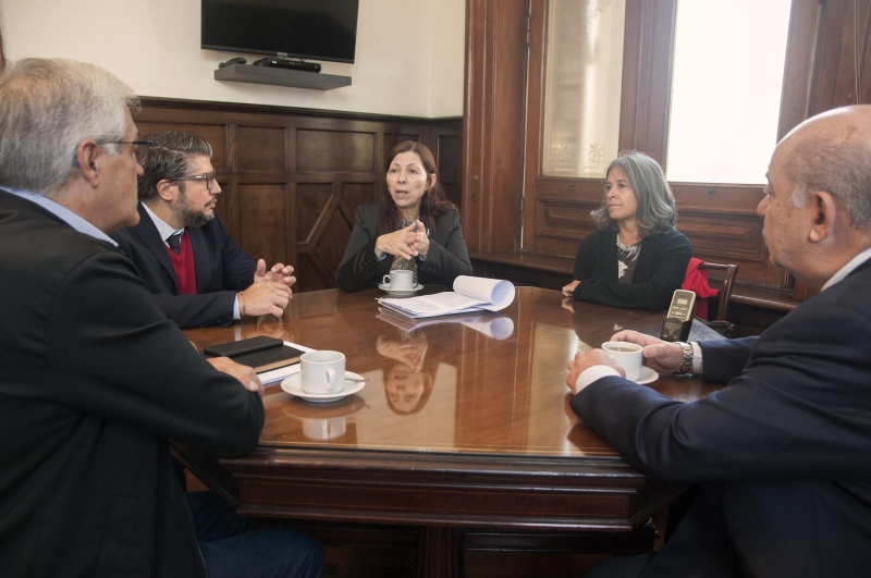 UNLP: Fernando Tauber se reunió con la ministra de Hábitat bonaerense Silvina Batakis